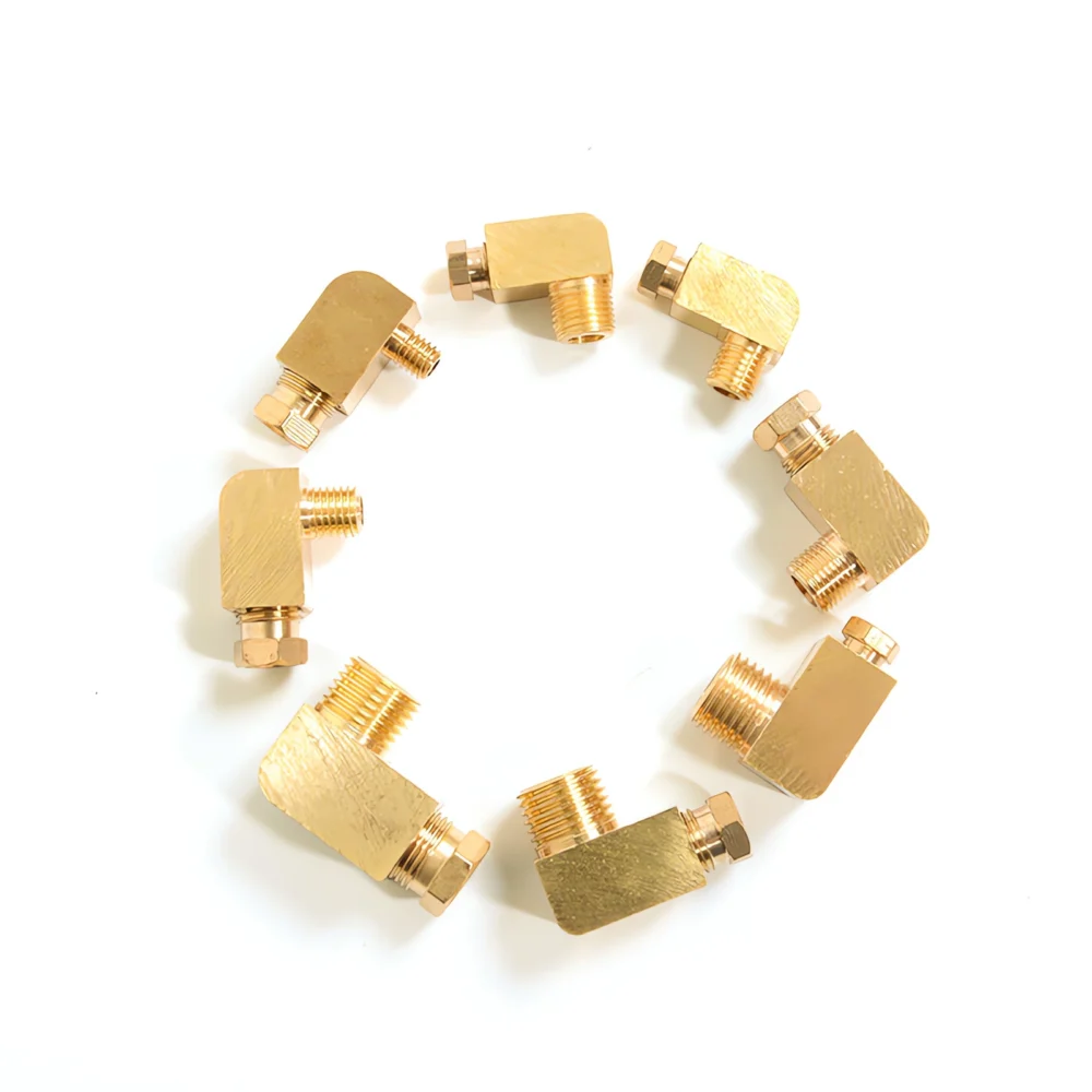 Elbow Oil Nozzle Joint for 4mm Tube – 90° Grease Connector - Copy