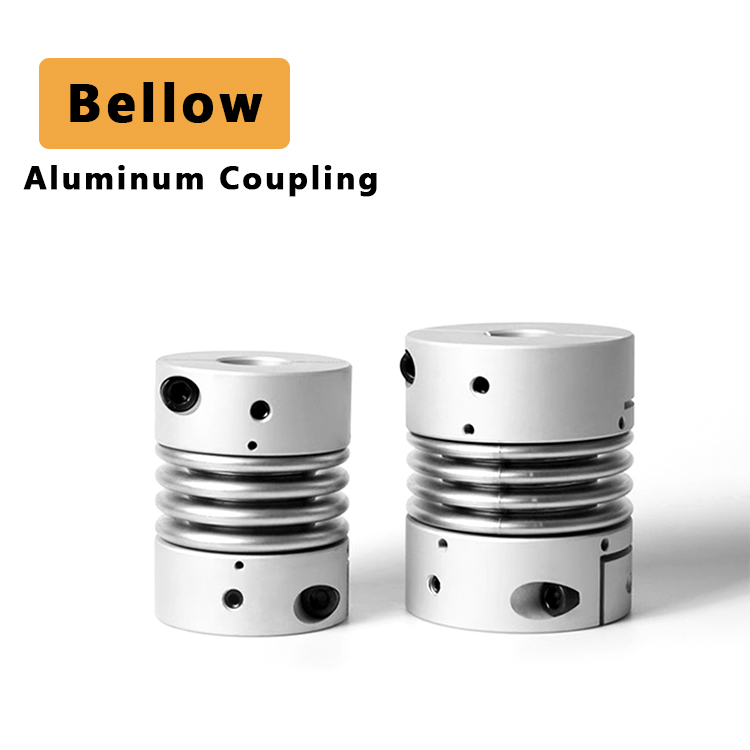 Aluminum Bellows Coupling – High Torsion Stiffness Flexible Shaft Coupler for Servo Motors & Precision Encoders