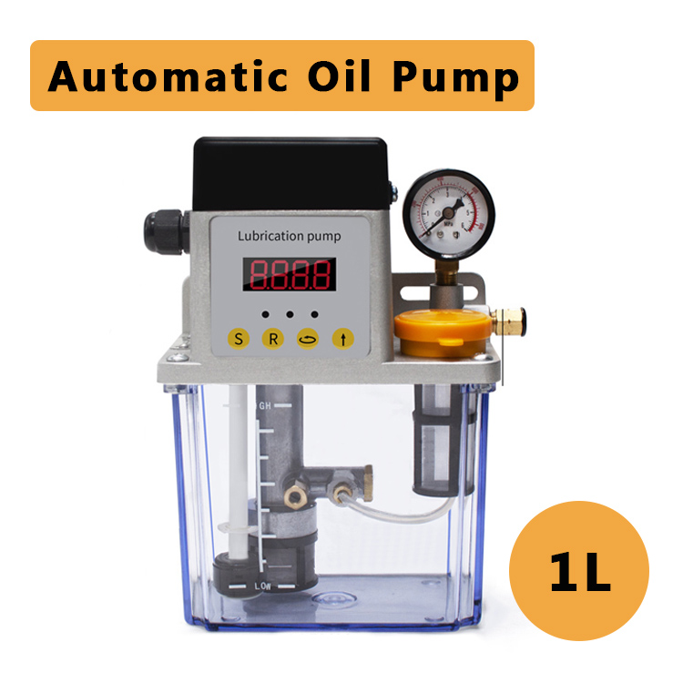 Automatic Lubrication Oil Pump – 1L Oil Pump with Digital Control for CNC & Industrial Machinery