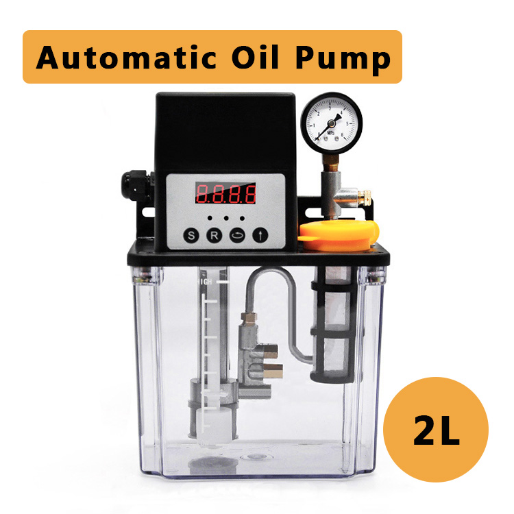 Automatic Lubrication Oil Pump – 2L Oil Pump with Digital Control for CNC & Industrial Machinery