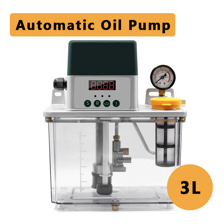Automatic Lubrication Oil Pump – 3L Oil Pump with Digital Control for CNC & Industrial Machinery