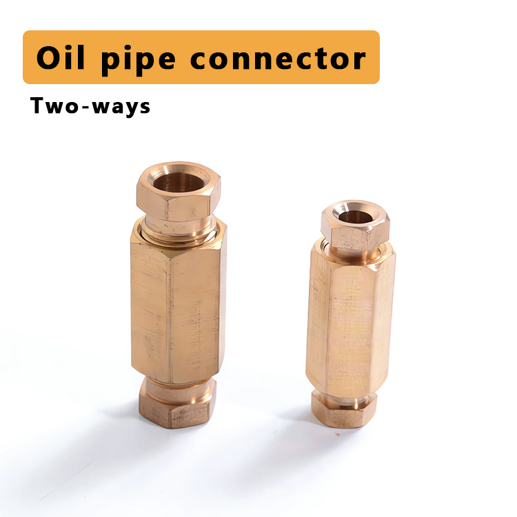 Brass Inverted Flare Connectors for Steel, Copper & PU Tubes | M8, M10, M12 Thread – 4mm to 8mm Tube Diameter