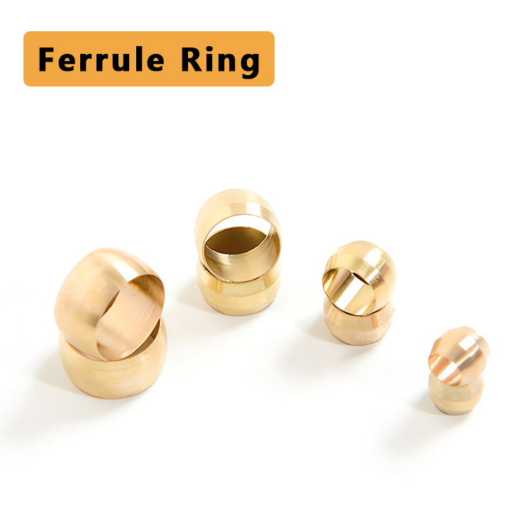 Copper Compression Sleeves (Ferrule) for CNC Centralized Lubrication Systems | 4mm to 16mm
