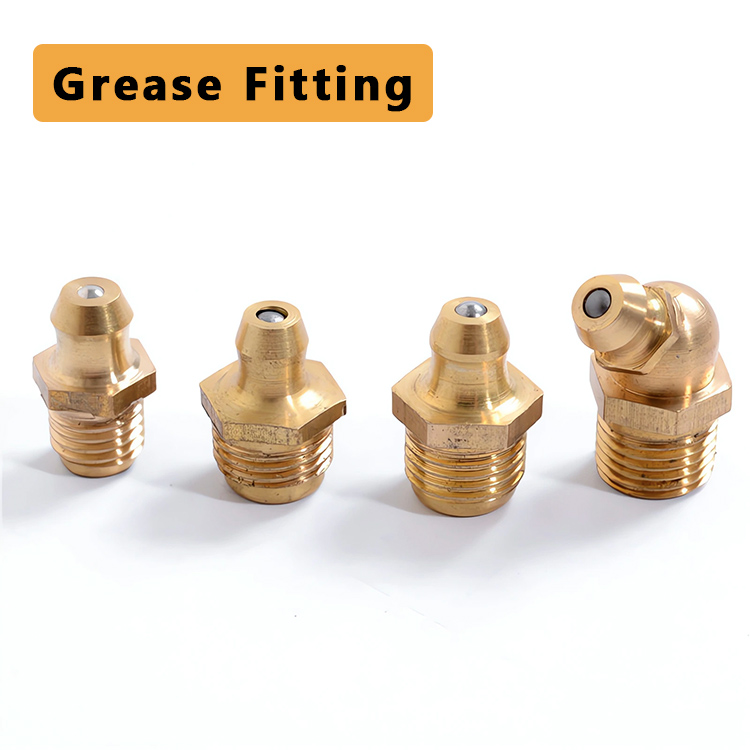 Solid Brass Grease Nipple – Straight, 45°, & 90° Angle | M6, M8, M10 Fittings