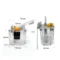 Manual oil pump 0.5l dimentions