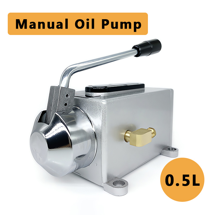 Manual Hand Lubrication Pump Y-8 – 500cc Oil Pump for CNC & Industrial Machinery