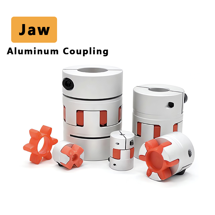 Aluminum Jaw Coupling – Flexible L-Type Spider Shaft Coupler with Polyurethane Insert