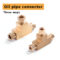 Oil pipe connector three ways