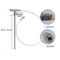 Manual grease pump size