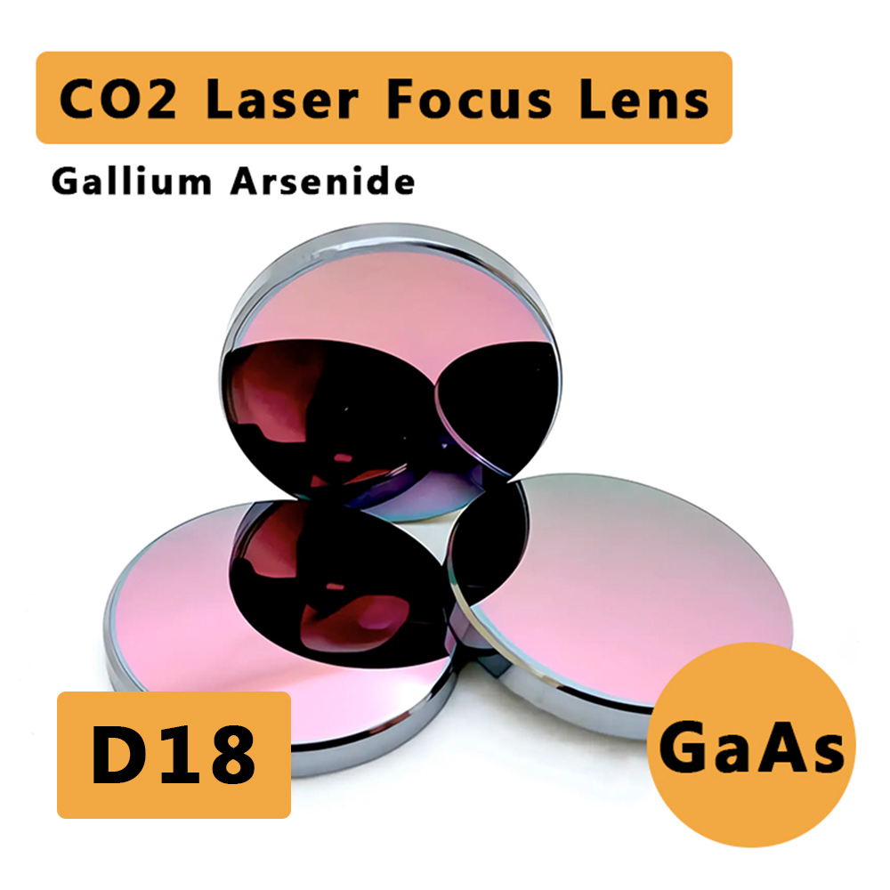 Cloudray GaAs D18 CO2 Laser Focus Lens – Heavy Duty – Durable & Scratch Resistant Gallium Arsenide