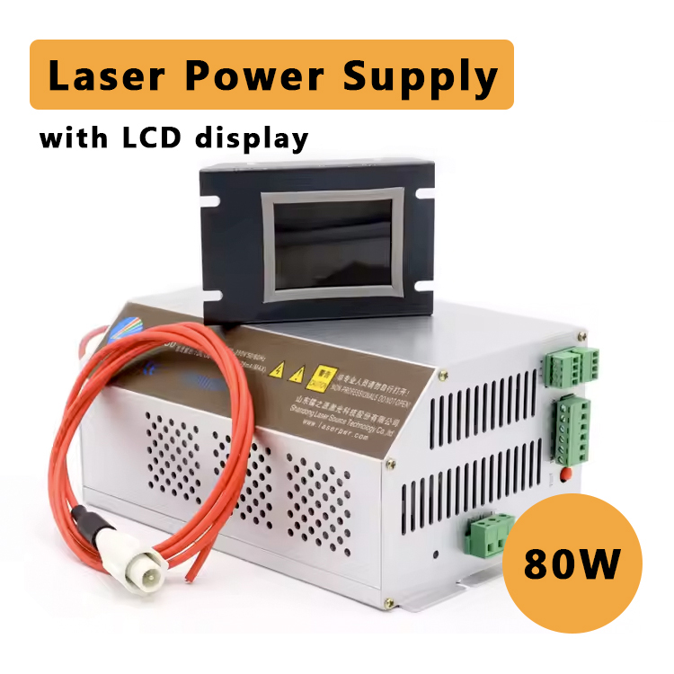 LASERPOWER HY-Z Series Z80 80W CO2 Laser Power Supply – 70W-95W Intelligent PSU with LCD Display