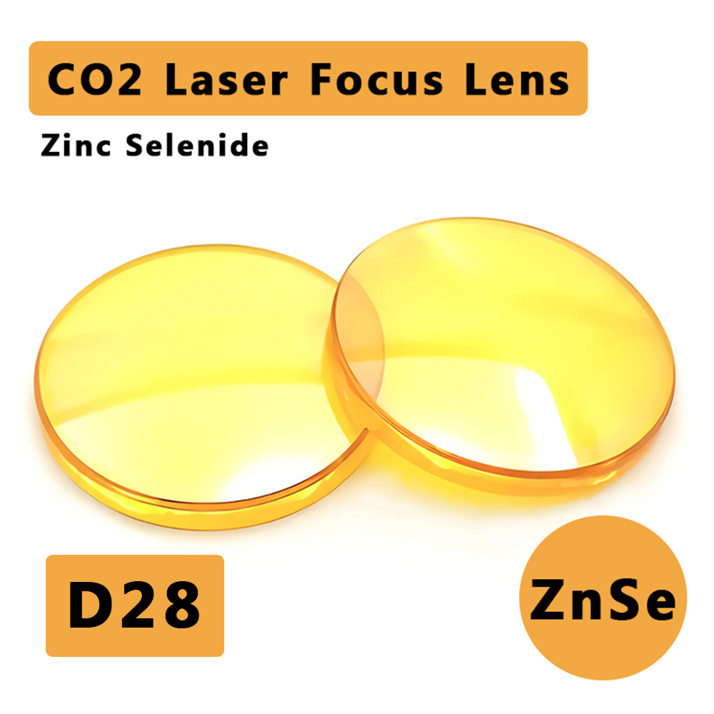 Cloudray ZnSe CO2 D28 Laser Focus Lens – Meniscus Lens for Laser Cutter Engraver
