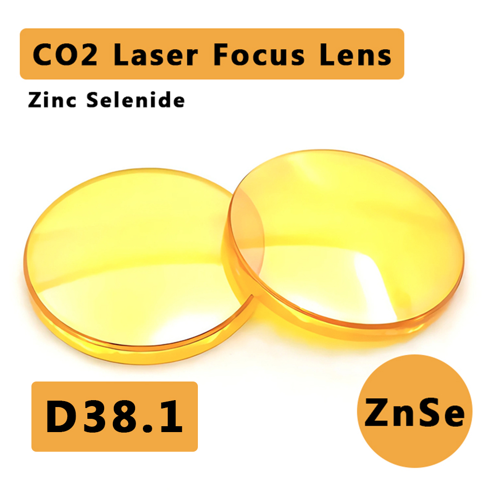 Cloudray ZnSe CO2 D38.1 Laser Focus Lens – Meniscus Lens for Laser Cutter Engraver