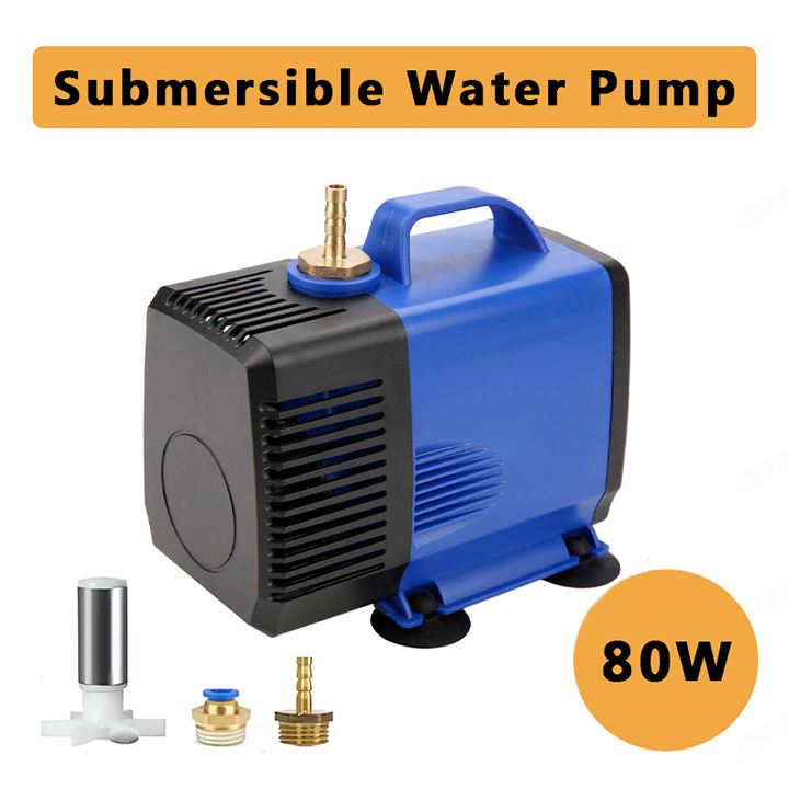 Submersible Water Pump 80W - 3.5m Lift for CNC Spindle & Laser Cooling