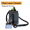 Backpack pulse laser cleaner