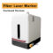 Enclosed laser marker feature image